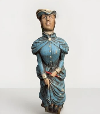 ALFCO Ship Figura Mujer Dama en Vestido Azul ¡¡Con Pluma!! Náutica vintage años 60 Foto 1 de 4