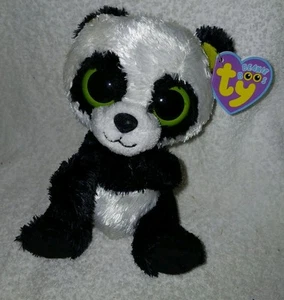 Ty Beanie Boos Bambus der Panda Plüsch Neu - Bild 1 von 5