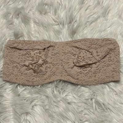 Wacoal 32DD Bra Tan Halo Lace Strapless Underwire 65449 - Image 1 of 4