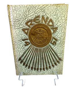 1957 LAMAR High School Yearbook Annual Houston Texas Local History Textured HB - Picture 1 of 16