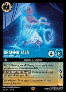 Gramma Tala, Spirit of the Ocean - FOIL - Into the Inklands - Lorcana TCG - Bild 1 von 6