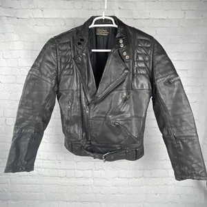 Vintage Hein Gericke Harley Davidson Leder Motorrad Jacke Damen 36 Biker - Bild 1 von 17