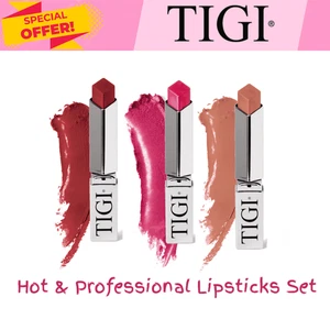 TIGI Diamond Everyday Wear 3 Smoky Hot Lipsticks Combo  – 0.14oz Each - Picture 1 of 5
