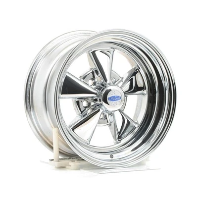 Cragar SS Super Sport Direct Drill 15x8 5x4 1/2 2pc Chrome Pair Wheels 61C581242 - Image 1 of 4