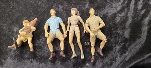 4 figuras de acción vintage de El cazador de cocodrilos 3 figuras de Steve y 1 Terri Irwin - Imagen 1 de 2