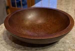 Vintage MNM Mort N. Marton BIRKENHOLZ 9" SALATSCHALE Kanada Mitte des Jahrhunderts - Bild 1 von 4