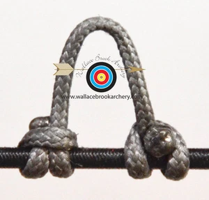 5 Pack Silver Release Bow String Nock D Loop Bowstring BCY #24 - Picture 1 of 1