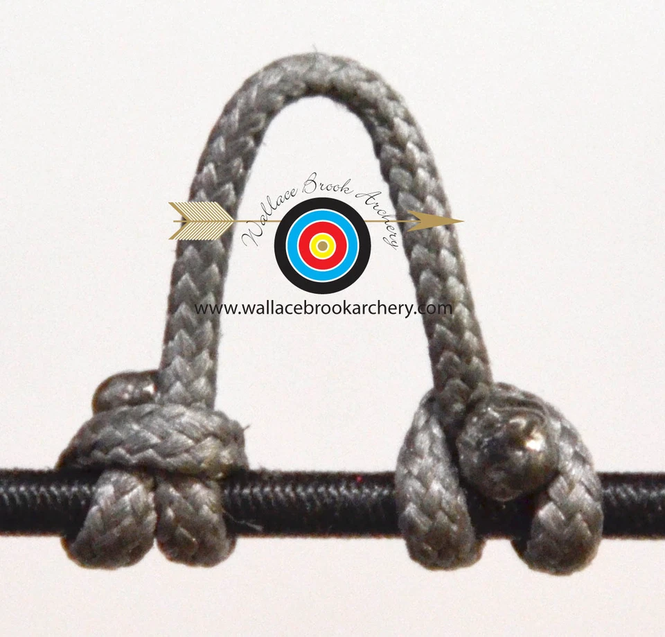 5 Pack Silver Release Bow String Nock D Loop Bowstring BCY #24 - Image 1 of 1