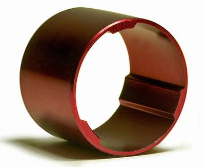 OMNI Racer WORLD's LIGHTEST Alloy Headset Stem Spacer 1-1/8" 25mm RED - Image 1 of 2