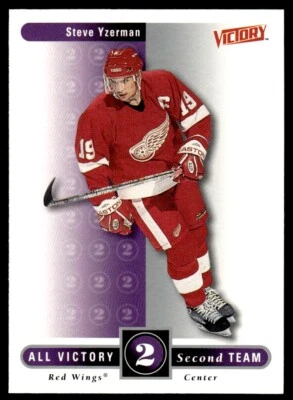 1999-00 Upper Deck Victory Hockey Steve Yzerman Detroit Red Wings #320 NM - Image 1 of 2