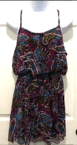 Kleid Wet Seal mehrfarbig Print Muster Größe L Junior - Bild 1 von 8