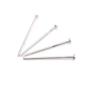 100 oder 500 Bulk Stck. 20 mm versilberte Kopfstifte - US-Verkäufer - SL1328 - Bild 1 von 2
