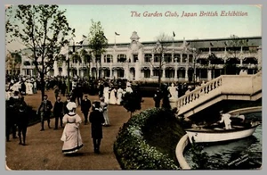 Garden Club Japan British Exhibition Valentine's Series 1910 Antique Postcard - Picture 1 of 2