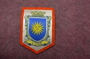 ANCIEN ÉCUSSON BISCOTTE GRECOIRE BLASON RÉGION VILLE LURE CPA - Imagen 1 de 1