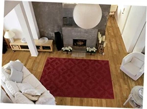 Charleston Area Rug, 9' x 12' 9 ft x 12 ft Chili Pepper Red - Picture 1 of 6