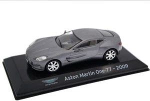 Atlas Aston Martin One 77 2009 Gray 1:43 Scale 4 Inch US IMPORT DUTIES PAID - Picture 1 of 5