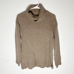 splendid collection Brown Turtle Neck Cashmere Sweater XS - Picture 1 of 7