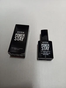 AVON POWER STAY NATURALLY CURING NAIL TOP COAT gel polish shine - Picture 1 of 1