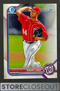 2022 Bowman Chrome Prospects #BCP-70 Andry Lara 1st Washington Nationals - Picture 1 of 2