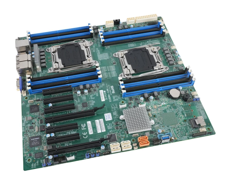 Supermicro X10DRH-iLN4 Intel c612 Dual LGA2011-3 E-ATX Motherboard - Image 1 of 1