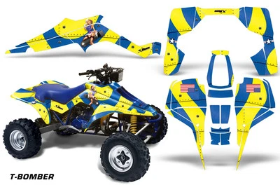 ATV Graphics Decals Stickers for Suzuki LT500R QUADZILLA 1987-1990 TBOMBER U Y - Image 1 of 2