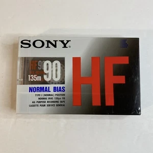 Cinta de casete de audio para todos los usos Sony HF 90 sesgo normal tipo I sellada de fábrica nueva - Imagen 1 de 9