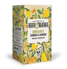 Heath And & Heather Herbal Organic Tea - Lemon & Ginger - Buy More Save More
