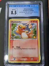 Pokemon Card Ex Fire Red & Leaf Green - Charmander Holo 57 - CGC 8.5 Mint/NM PSA