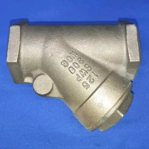 GRINNELL 1-1/4" MESSING BRONZE Y SCHWENKRÜCKSCHLAGVENTIL 125 SWP 200 WOG - Bild 1 von 8