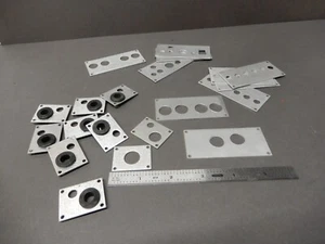 Aluminum Panel Covers Several Sizes For Strain Relief and Cable Pass Thru - Picture 1 of 4