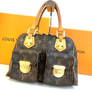 Louis Vuitton Handbag Monogram Manhattan PM Brown without Box - Picture 1 of 10