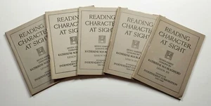 Reading Character At Sight by Katherine Blackford Lof of 5 SC Volumes 2 - 6 1918 - Bild 1 von 8