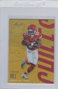 2018 PANINI ABSOLUTE TYREEK HILL KANSAS CITY CHIEFS GOLD SPECTRUM MIAMI DOLPHINS - Picture 1 of 1
