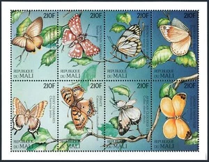 Mali 865 ah sheet, MNH. Butterflies 1997. Striped policeman, - Picture 1 of 1