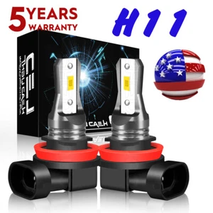 For Chevy Traverse 2009-2017 Bright H11 CSP LED Headlight Bulbs Low Beam White - Picture 1 of 10