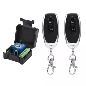DC12V Relais 1CH Wireless RF Garagentor Fernbedienung Schalter Sender - Bild 1 von 18