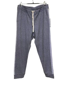 Johnny Was Calme Cozy Lounge Jogger Pants Size XL Blue Stripe Comfort Ankle NWT - Picture 1 of 7