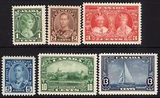 CANADA-1935 Silver Jubilee Set Sg 335-340 LIGHTLY MOUNTED MINT