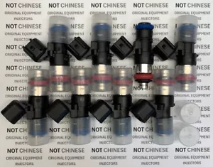 Set of 8 BRAND NEW OEM Fuel Injectors Chevy Caprice 2011-2017 6.0L 12639221 - Picture 1 of 3