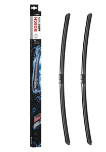 Mercedes E Class Front Wiper Blade Blades Set Windscreen 03 to 09 BOSCH AEROTWIN - Picture 1 of 11