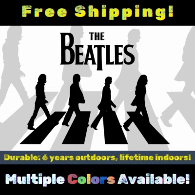 Adesivo de vinil The Beatles - Carro, artesanato, parede, copo, garrafa, laptop - Imagem 1 de 4