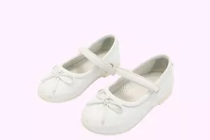 Gucci Schuhe Mädchen Eu 22 Weißes Leder Touch Befestigungselemente Ballerina - Bild 1 von 12