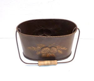 Cesta de metal de hojalata tema piña decoración del hogar decorativa - Imagen 1 de 6