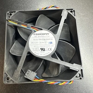Genuine Dell 0NN495 128mm Cooling Fan Foxconn PV123812DSPF 01 DC12V 5 PIN - Picture 1 of 5
