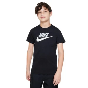 Nike Sportswear Black DV2579-010 Older Kids Boys T-Shirt Size M - Picture 1 of 4