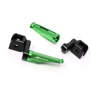 MFP Green Racing Front 1" Lowering Foot Pegs For ZR 750 Zephyr 91-96 97 98 99 - Picture 1 of 6