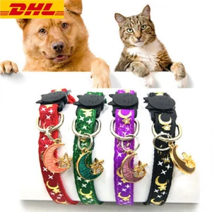 Pet Star Moon Pattern Cute Collar Cat Dog Collar Pet Supplies Pet Accessories - Picture 1 of 15