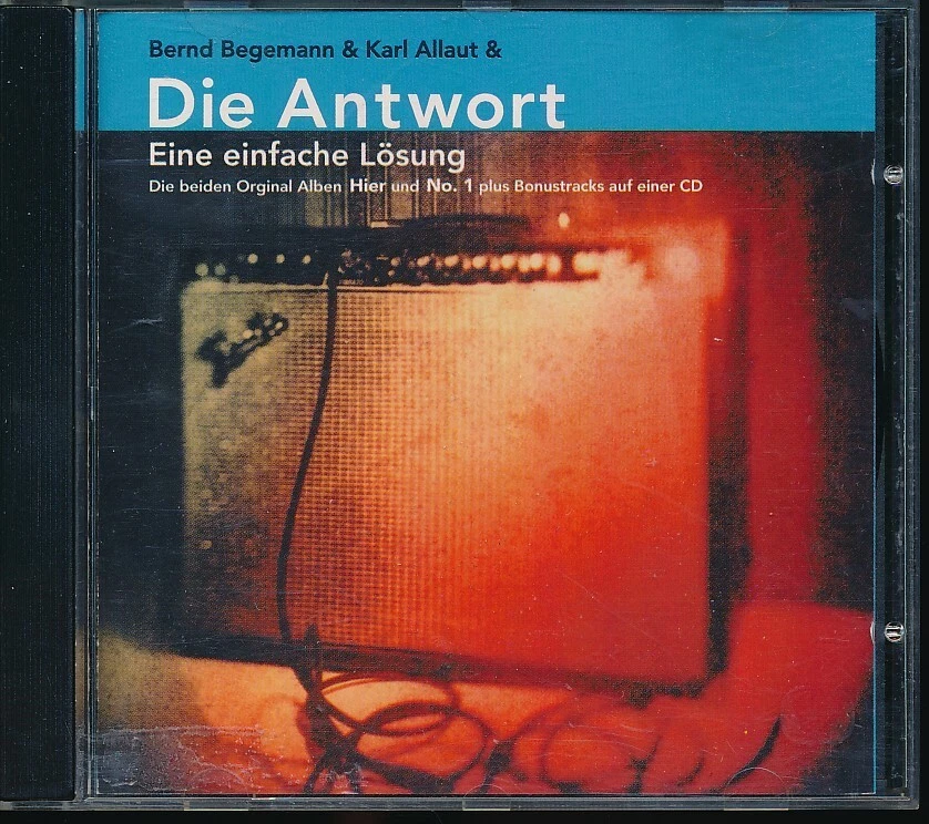 Bernd Begemann & Karl Allaut & Die Antwort - Eine einfache Lösung (CD) - Bild 1 von 1