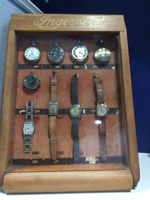Ingersol Original Watch and Pocket Watch display - Image 1 of 4