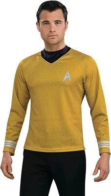 Men's Star Trek: Beyond Captain Kirk Deluxe Costume Shirt Top Only X-Large - Image 1 of 4